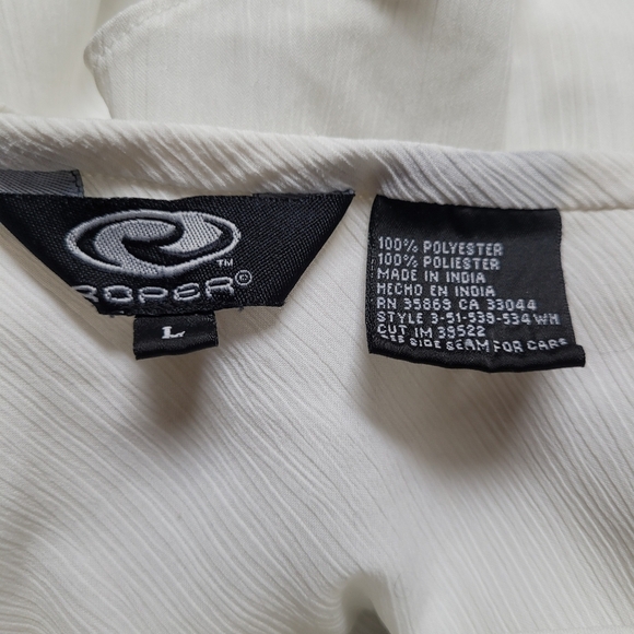 Roper White Ruffle Blouse - Picture 2 of 4